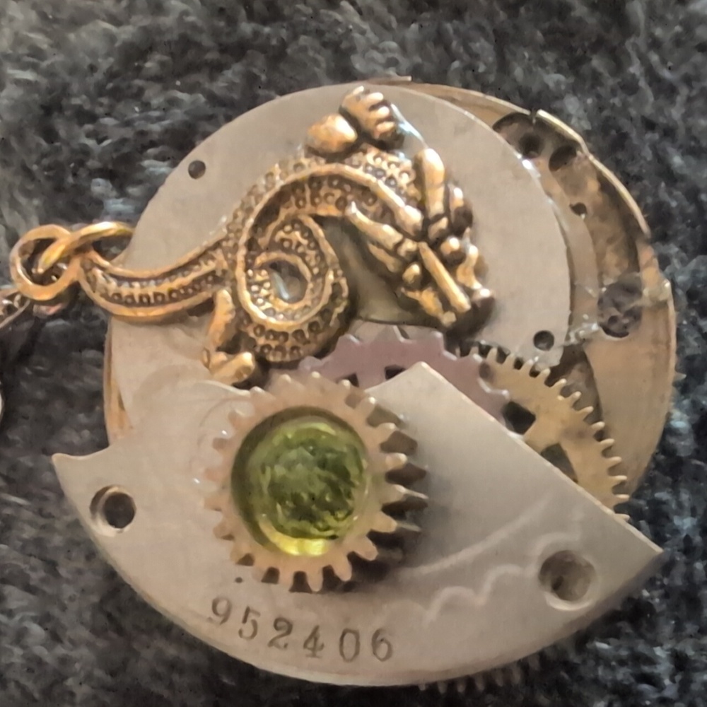 2 Sided Steam Punk Necklace